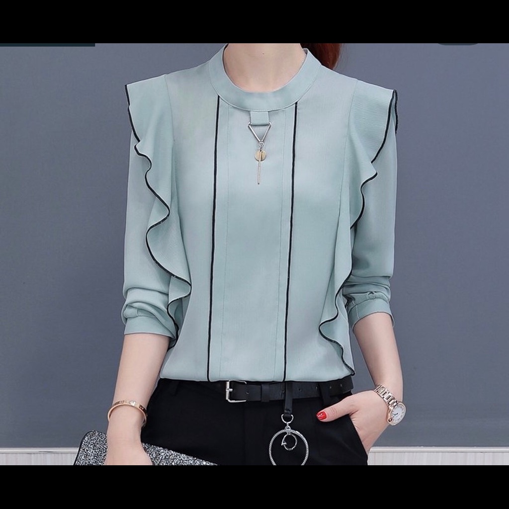 Blouse Gray